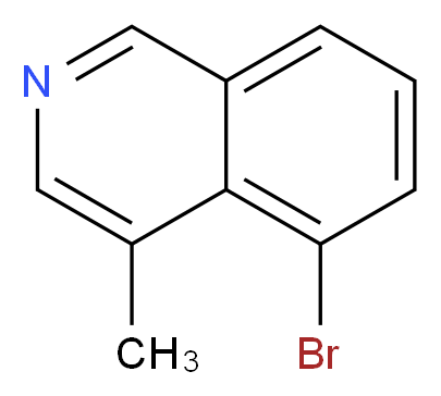 5-Bromo-4-methylisoquinoline_分子结构_CAS_651310-24-6)