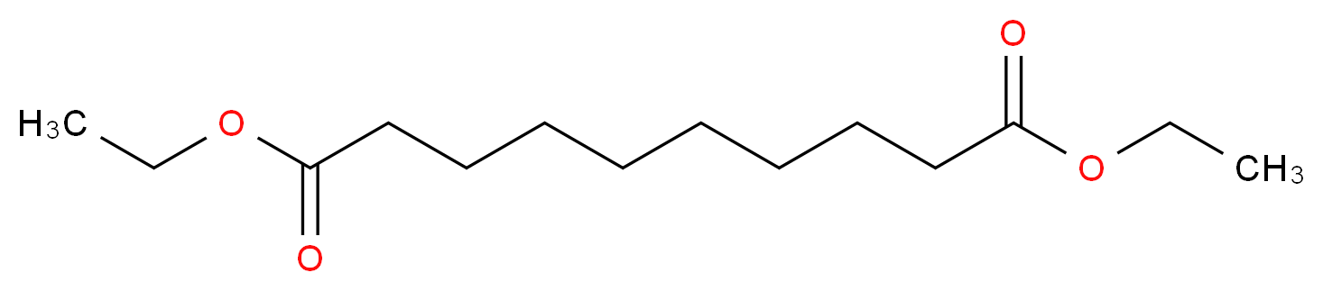 1,10-diethyl decanedioate_分子结构_CAS_)