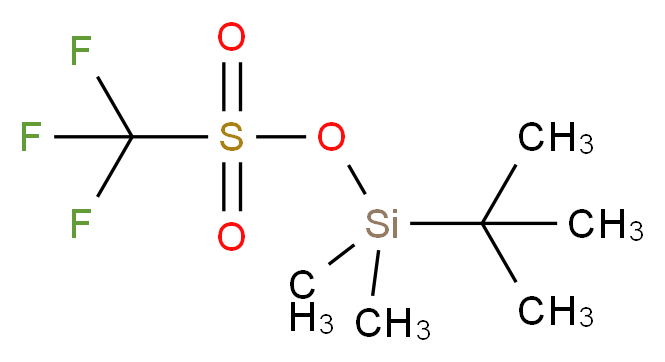 叔丁基二甲基硅基三氟甲磺酸酯_分子结构_CAS_69739-34-0)