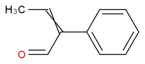 2-Phenyl-2-butenal, mixture of cis and trans_分子结构_CAS_4411-89-6)