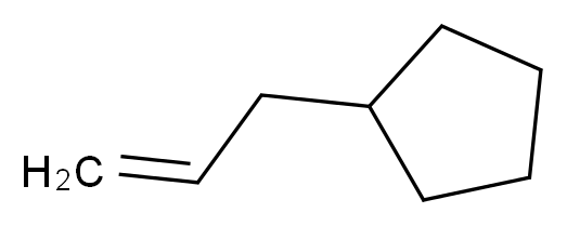 prop-2-en-1-ylcyclopentane_分子结构_CAS_3524-75-2