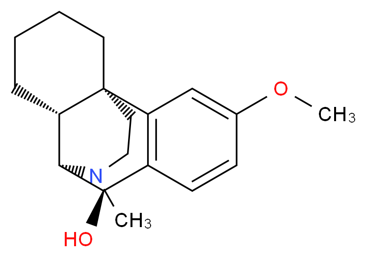 10β-Hydroxy Dextromethorphan Hydrochloride_分子结构_CAS_)