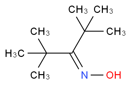 2,2,4,4-四甲基-3-戊酮肟_分子结构_CAS_7754-22-5)