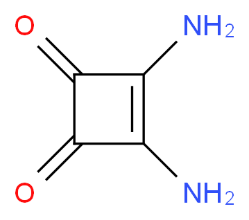 3,4-Diaminocyclobut-3-ene-1,2-dione_分子结构_CAS_5231-89-0)