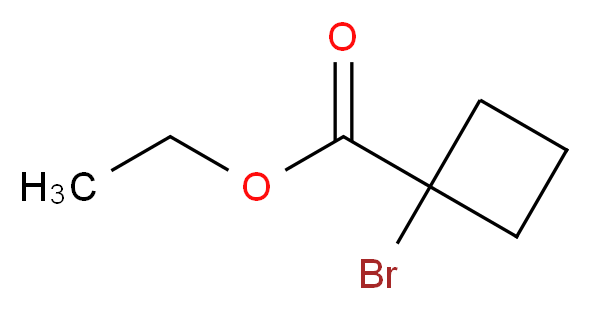 Ethyl alpha-bromocyclobutanecarboxylate_分子结构_CAS_35120-18-4)