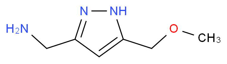 1-[5-(methoxymethyl)-1H-pyrazol-3-yl]methanamine_分子结构_CAS_936940-44-2)