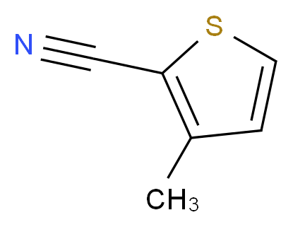 3-甲基噻吩-2-甲腈_分子结构_CAS_55406-13-8)
