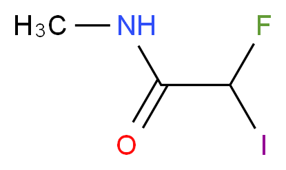 N-Methyl iodofluoroacetamide_分子结构_CAS_883499-47-6)