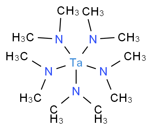 dimethyl[tetrakis(dimethylamino)tantalio]amine_分子结构_CAS_19824-59-0