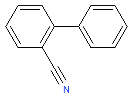 2-phenylbenzonitrile_分子结构_CAS_24973-49-7