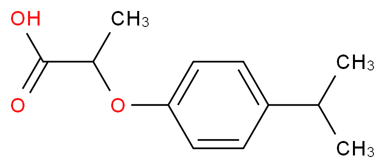 2-(4-Isopropylphenoxy)propanoic acid_分子结构_CAS_)