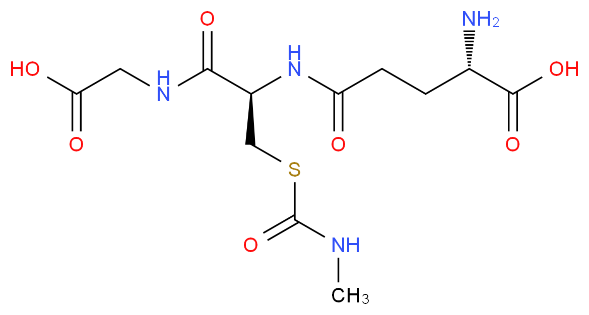 S-(N-Methylcarbamoyl)glutathione_分子结构_CAS_38126-73-7)