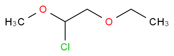 2-CHLORO-2-METHOXY DIETHYL ETHER_分子结构_CAS_)