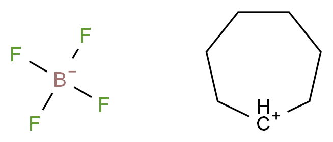 cycloheptylium; tetrafluoroboranuide_分子结构_CAS_27081-10-3