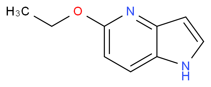 5-ethoxy-1H-pyrrolo[3,2-b]pyridine_分子结构_CAS_23612-31-9