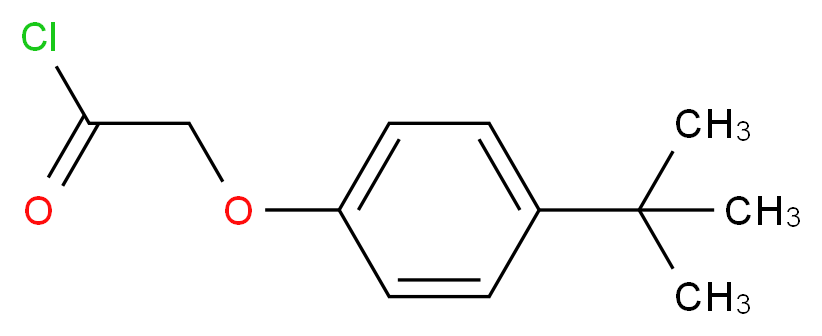 2-(4-tert-butylphenoxy)acetyl chloride_分子结构_CAS_90734-55-7