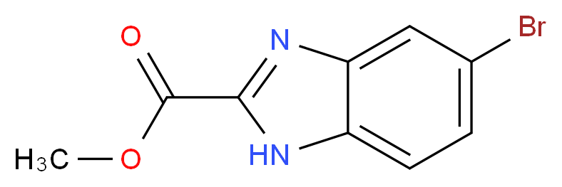 Methyl 5-bromo-1H-benzo[d]imidazole-2-carboxylate_分子结构_CAS_885280-00-2)