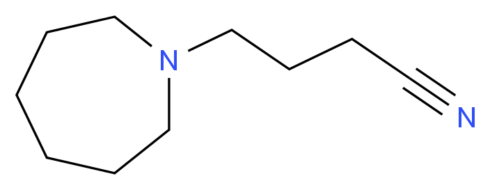 4-(azepan-1-yl)butanenitrile_分子结构_CAS_3194-43-2