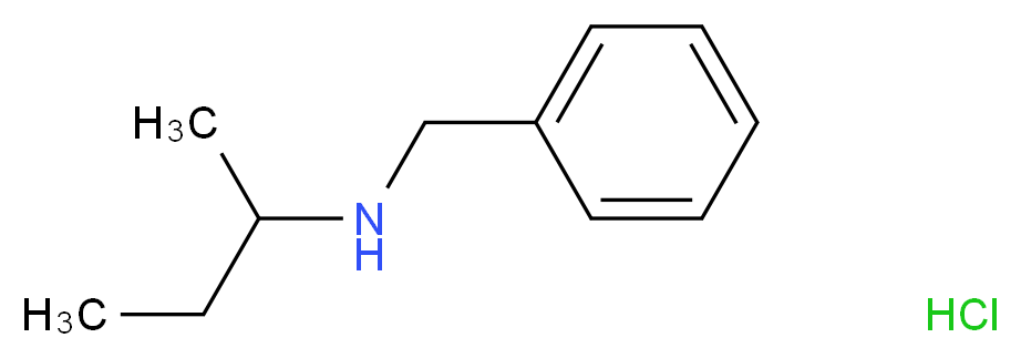N-benzyl-N-(sec-butyl)amine hydrochloride_分子结构_CAS_46120-25-6)
