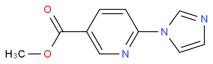 Methyl 6-(1H-imidazol-1-yl)nicotinate_分子结构_CAS_)