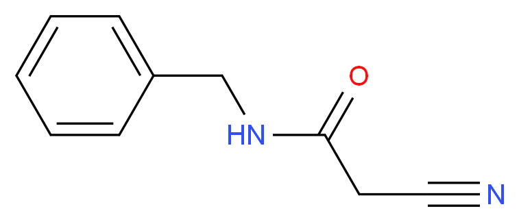 N-Benzyl-2-cyanoacetamide_分子结构_CAS_10412-93-8)