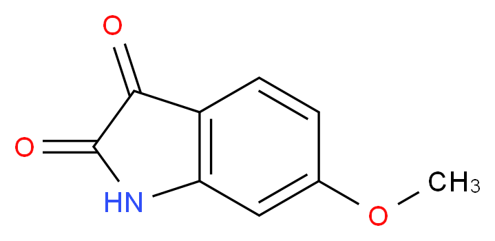 6-Methoxyindoline-2,3-dione_分子结构_CAS_52351-75-4)