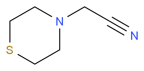 2-(1,4-thiazinan-4-yl)acetonitrile_分子结构_CAS_)