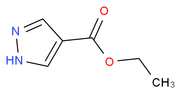 4-吡唑甲酸乙酯_分子结构_CAS_37622-90-5)