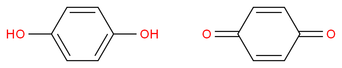 benzene-1,4-diol; cyclohexa-2,5-diene-1,4-dione_分子结构_CAS_106-34-3