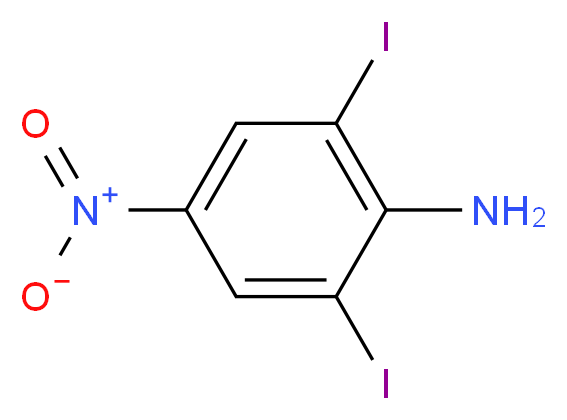 2,6-DIIODO-4-NITROANILIINE_分子结构_CAS_5398-27-6)