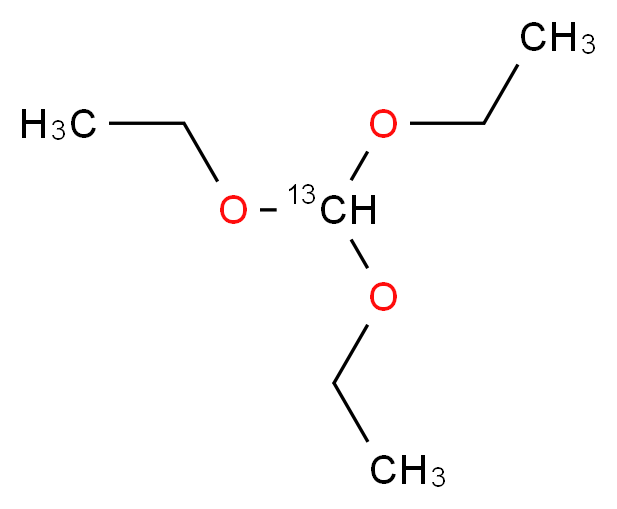 [diethoxy(<sup>1</sup><sup>3</sup>C)methoxy]ethane_分子结构_CAS_118659-62-4