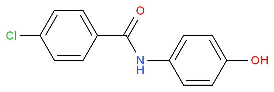 4-chloro-N-(4-hydroxyphenyl)benzamide_分子结构_CAS_19207-92-2)