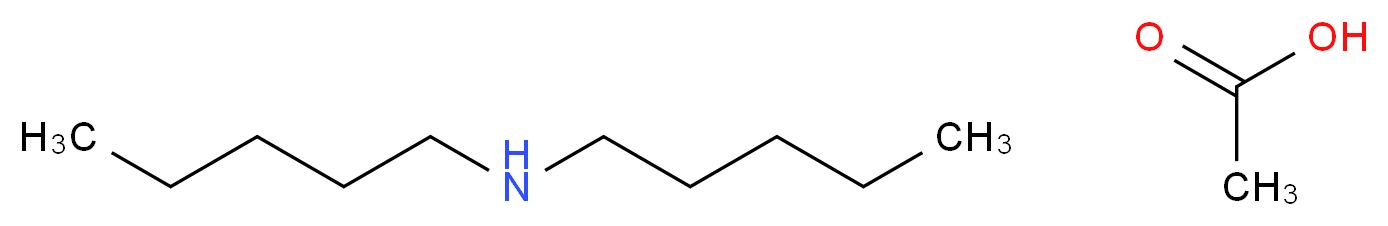 acetic acid; dipentylamine_分子结构_CAS_211676-91-4