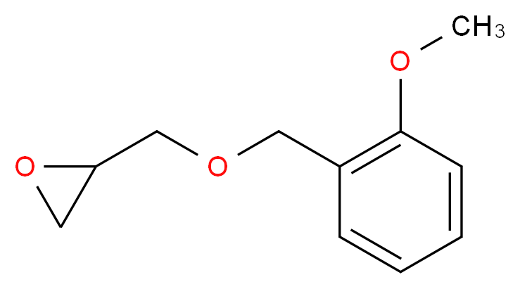 2-{[(2-methoxyphenyl)methoxy]methyl}oxirane_分子结构_CAS_80909-99-5