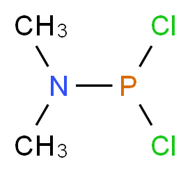 (dichlorophosphanyl)dimethylamine_分子结构_CAS_683-85-2