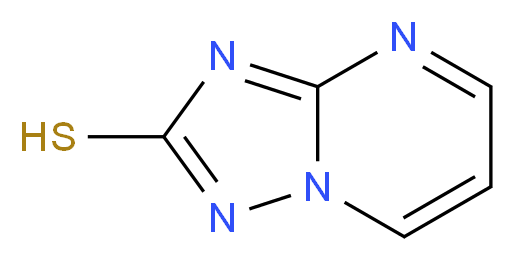 [1,2,4]triazolo[1,5-a]pyrimidine-2-thiol_分子结构_CAS_66234-79-5)