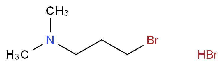 (3-bromopropyl)dimethylamine hydrobromide_分子结构_CAS_5845-30-7