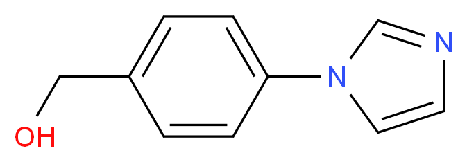 [4-(1H-Imidazol-1-yl)phenyl]methanol_分子结构_CAS_86718-08-3)