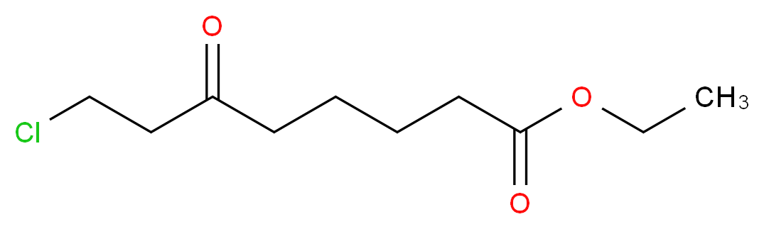 8-Chloro-6-oxo-octanoic Acid Ethyl Ester_分子结构_CAS_50628-91-6)