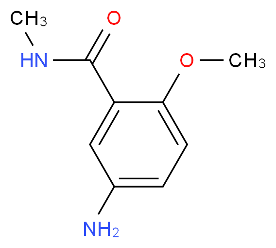 5-amino-2-methoxy-N-methylbenzamide_分子结构_CAS_194025-85-9