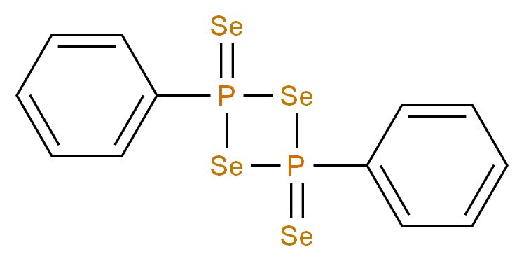 diphenyl-1,3,2λ<sup>5</sup>,4λ<sup>5</sup>-diselenadiphosphetane-2,4-diselone_分子结构_CAS_122039-27-4