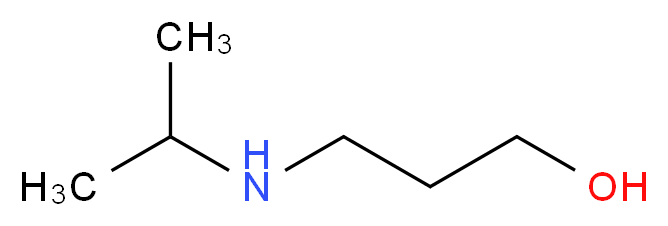 3-[(propan-2-yl)amino]propan-1-ol_分子结构_CAS_33918-15-9