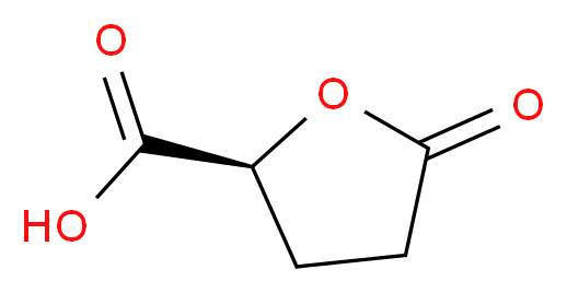 (S)-5-Oxo-2-tetrahydrofurancarboxylic Acid_分子结构_CAS_21461-84-7)