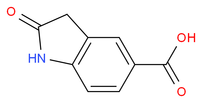 2-Oxindole-5-carboxylic acid 97%_分子结构_CAS_102359-00-2)