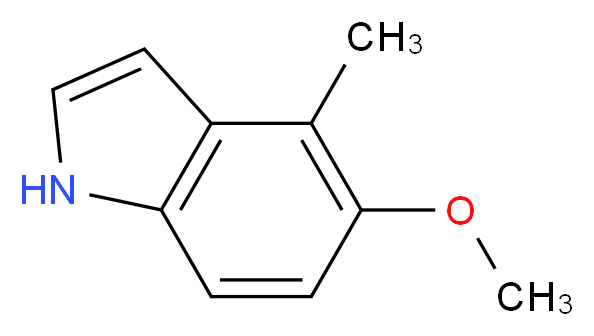 5-methoxy-4-methyl-1H-indole_分子结构_CAS_302912-21-6