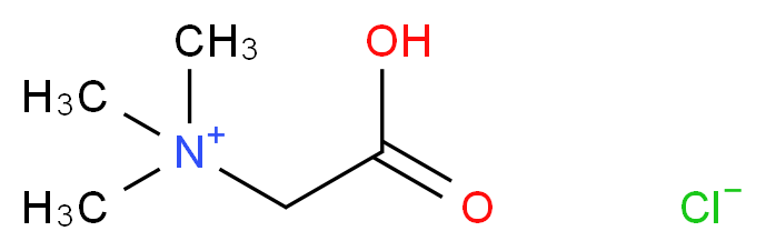 (carboxymethyl)(trimethyl)ammonium chloride_分子结构_CAS_)