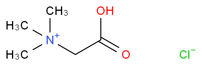 甜菜碱盐酸盐_分子结构_CAS_590-46-5)