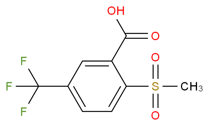 2-Methylsulfonyl-5-trifluoromethylbenzoic acid_分子结构_CAS_)