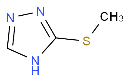 3-(methylsulfanyl)-4H-1,2,4-triazole_分子结构_CAS_7411-18-9