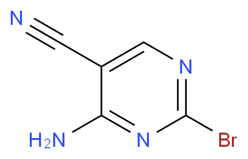 4-Amino-2-bromopyrimidine-5-carbonitrile_分子结构_CAS_94741-70-5)